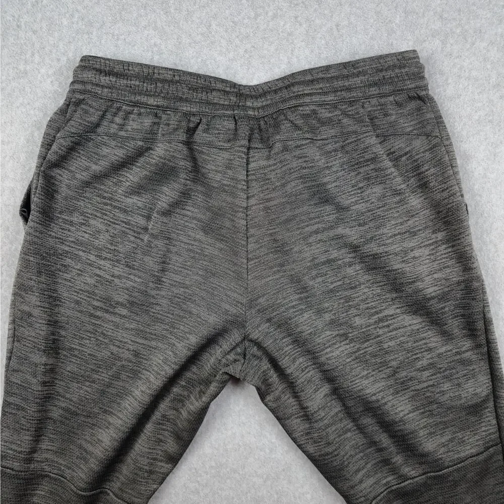 Adidas Mens XL Training Joggers/Sweatpants with Drawstring and Pockets Gray